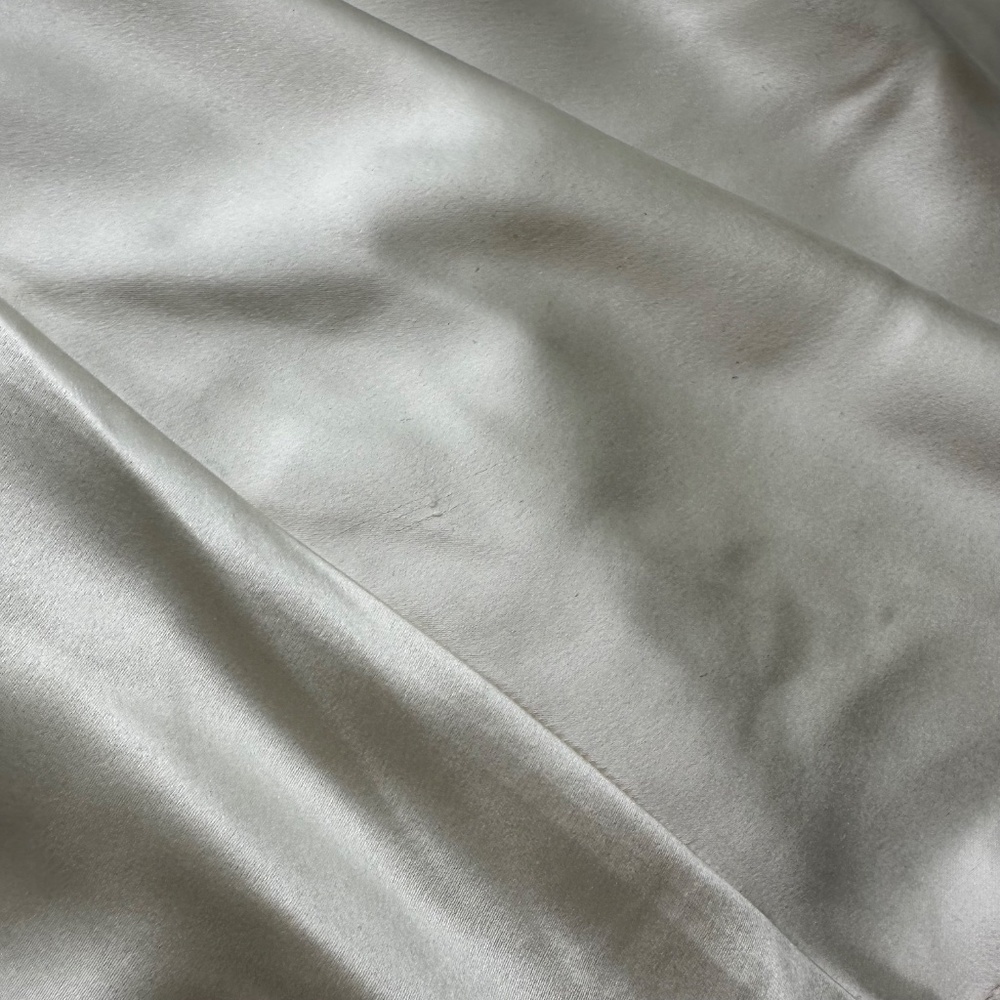 Reformation Pernille 100% Silk Ivory Wedding Dress with Tie Straps - Picture 13 of 15